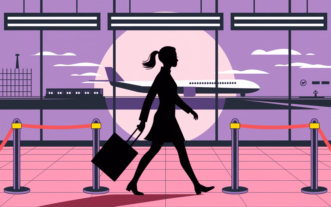 Passage securite aeroport avec soutien gorge confortable