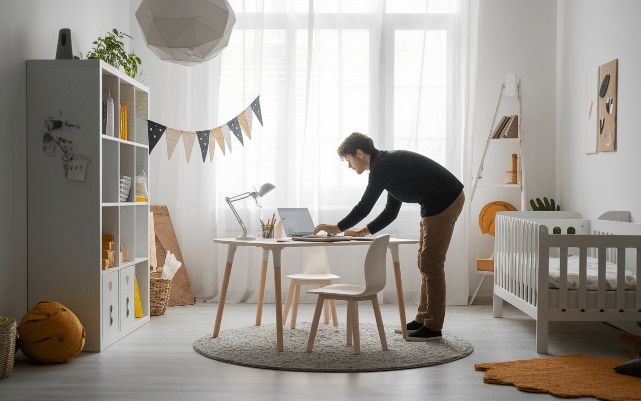 Designer bambins deco silhouette plan chambre enfant