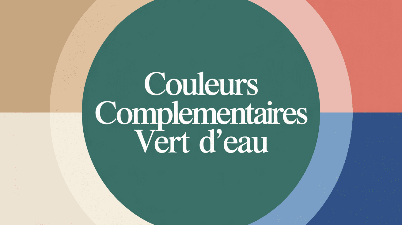 Palette couleurs complémentaire vert d'eau beige blanc creme bleu marine rose pâle
