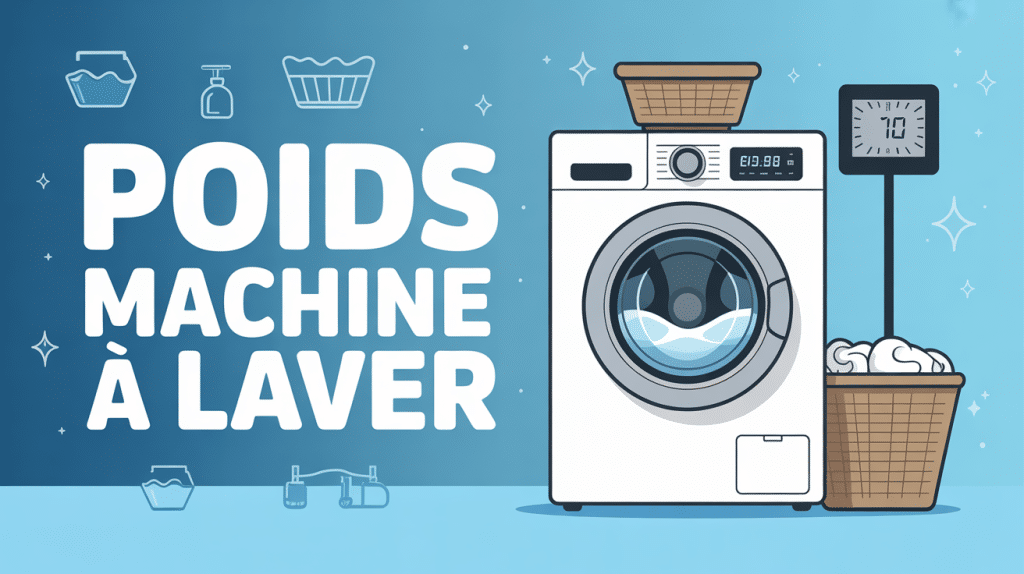 machine a laver moderne poids affiche balance