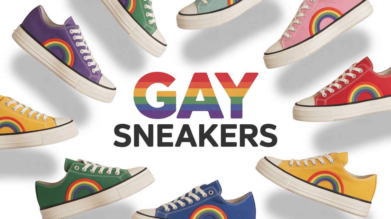 Collection de baskets arc-en-ciel