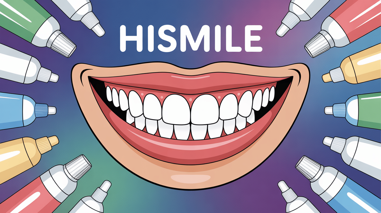 Sourire éclatant avec Hismile