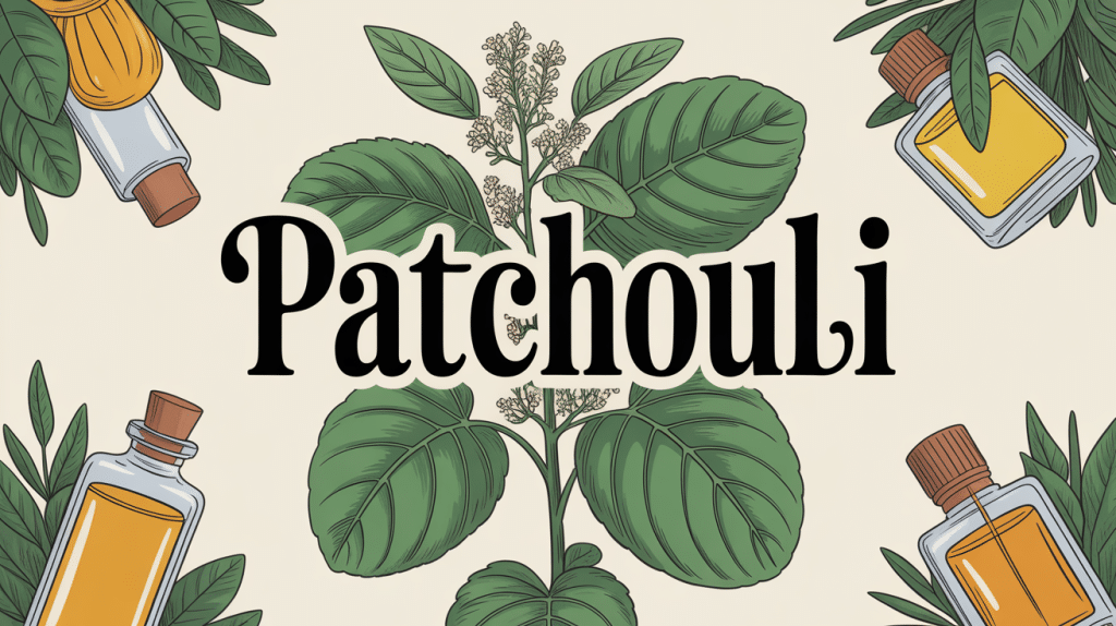 Patchili plante tropicale avec parfums