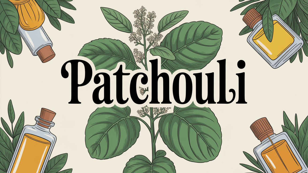 Patchili plante tropicale avec parfums