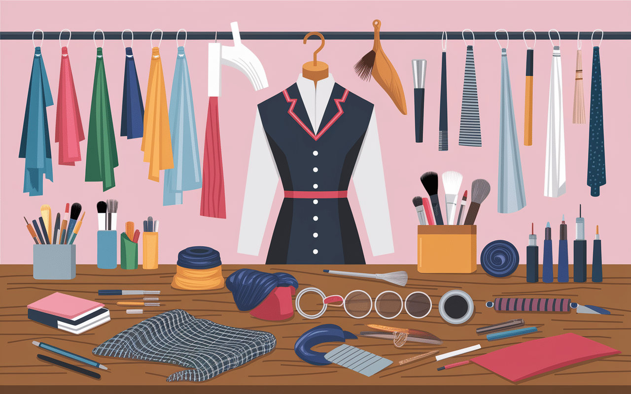 Atelier couture sexy cosplay avec matériaux