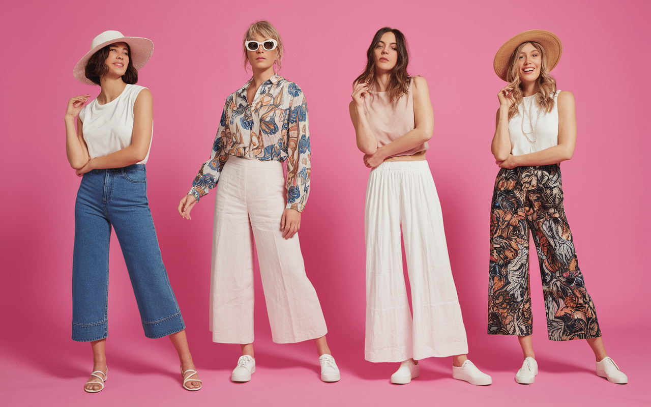 Collection de styles de jupe culotte femme