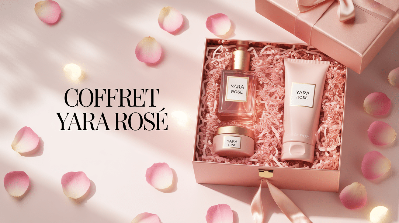 coffret yara rose boîte cadeau parfum et soins