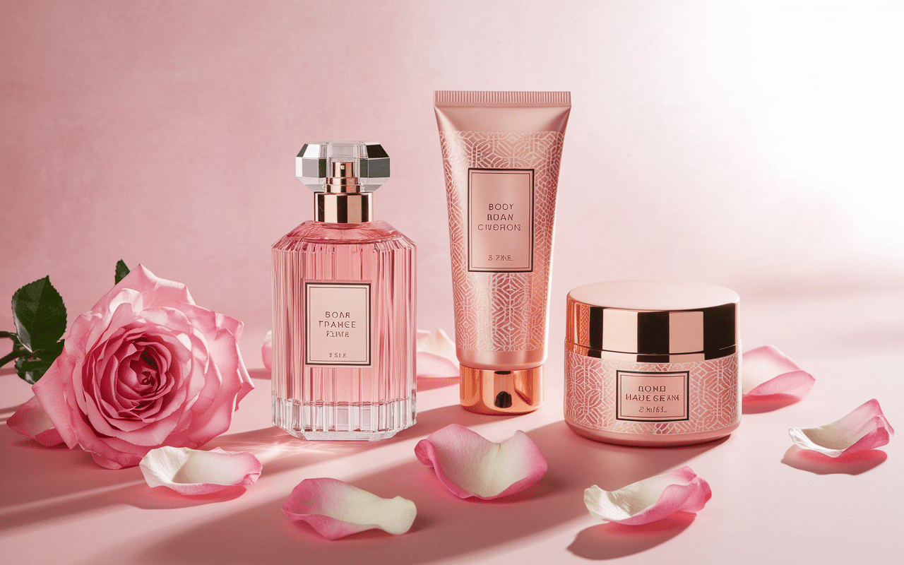 coffret yara rose produits cosmétiques luxe