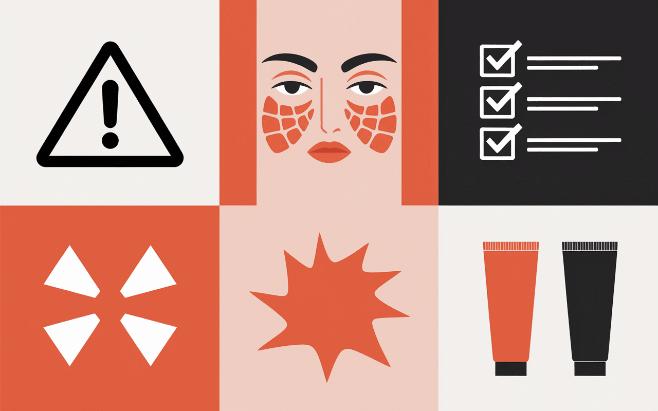 gomme dépilatoire avis dermatologue précautions risques checklist