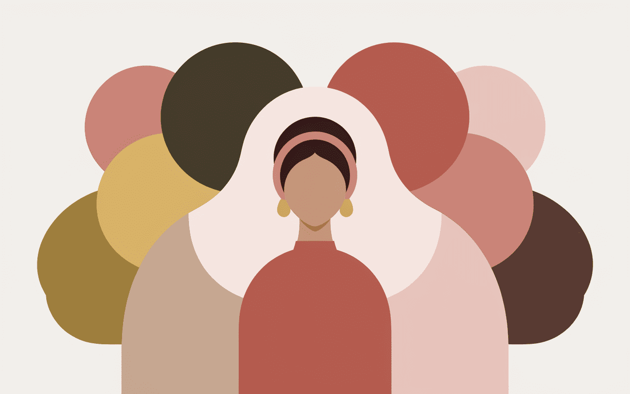 Palette couleurs robes demoiselle d'honneur terracotta tissus mariage