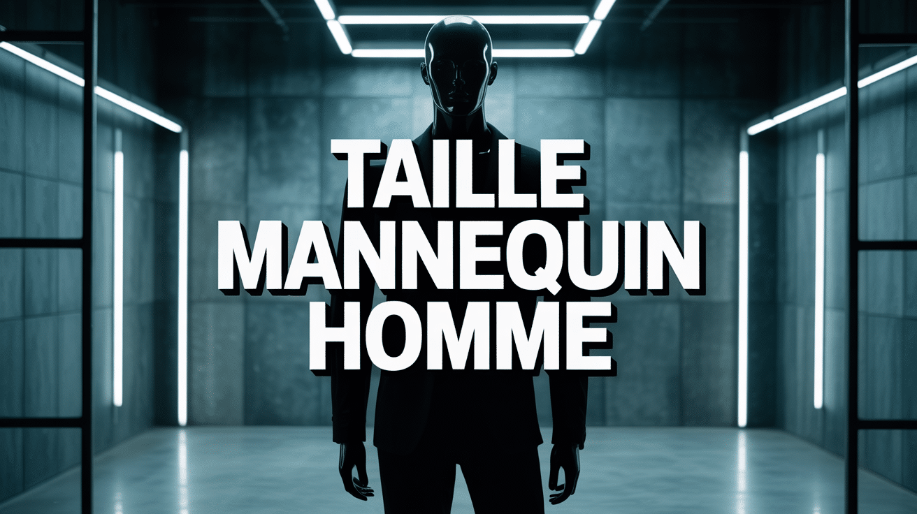 Taille pour mannequin homme silhouette costume
