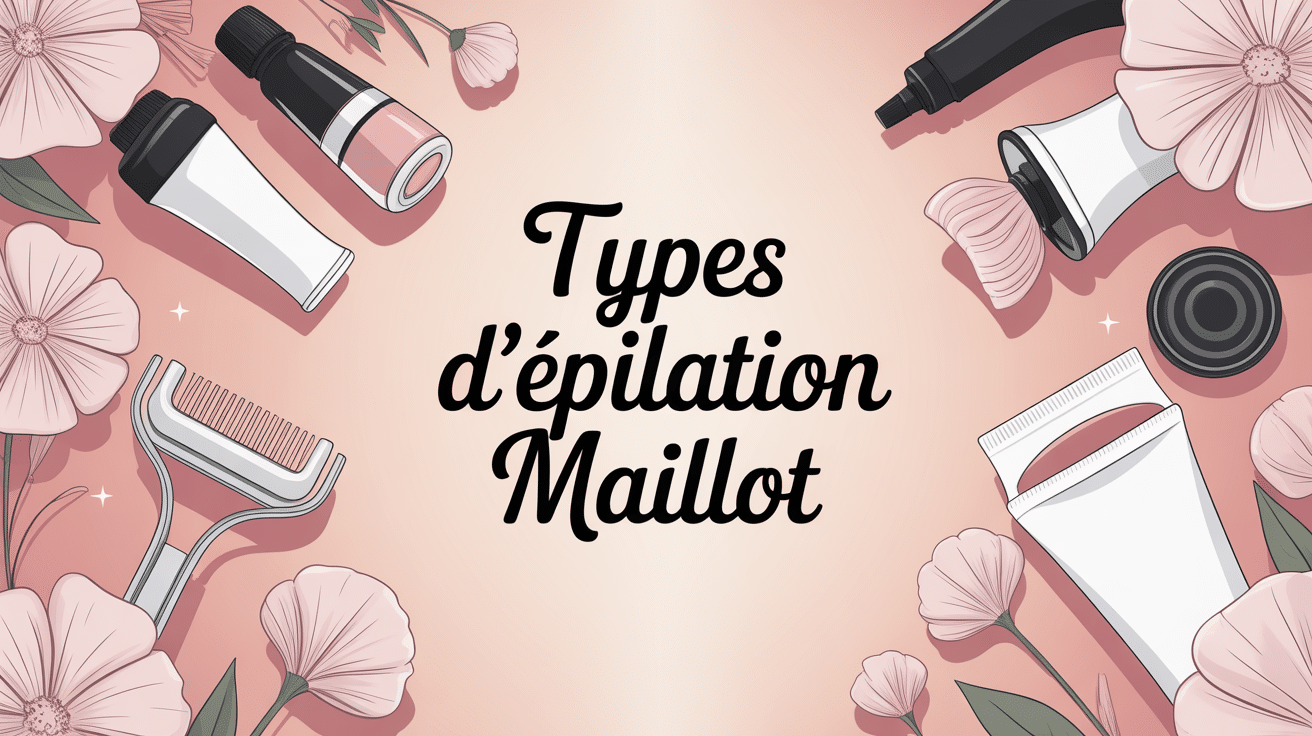 Outils pour chaque type d'épilation maillot