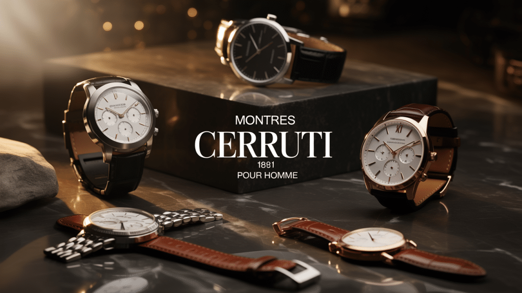 cerruti montre 1881 homme en composition elegante