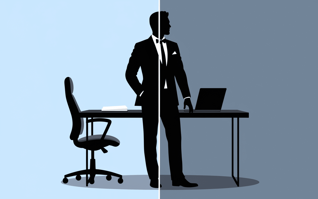 Transformation silhouette avec chaussure homme pour grandir