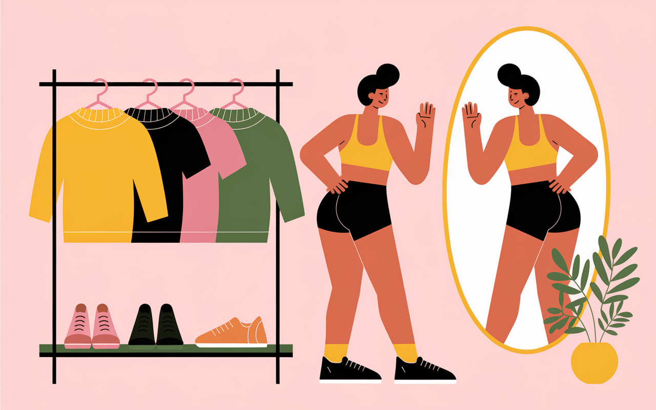 Personne mince corps skinny au quotidien