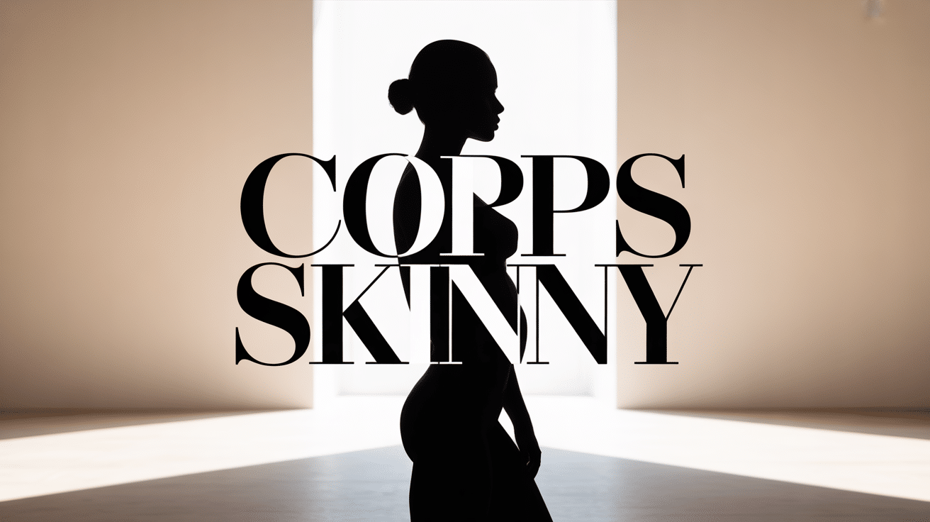 Silhouette confiante corps skinny