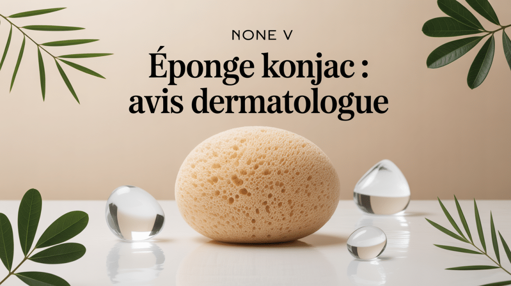 Éponge konjac avis dermatologue, ambiance spa naturelle