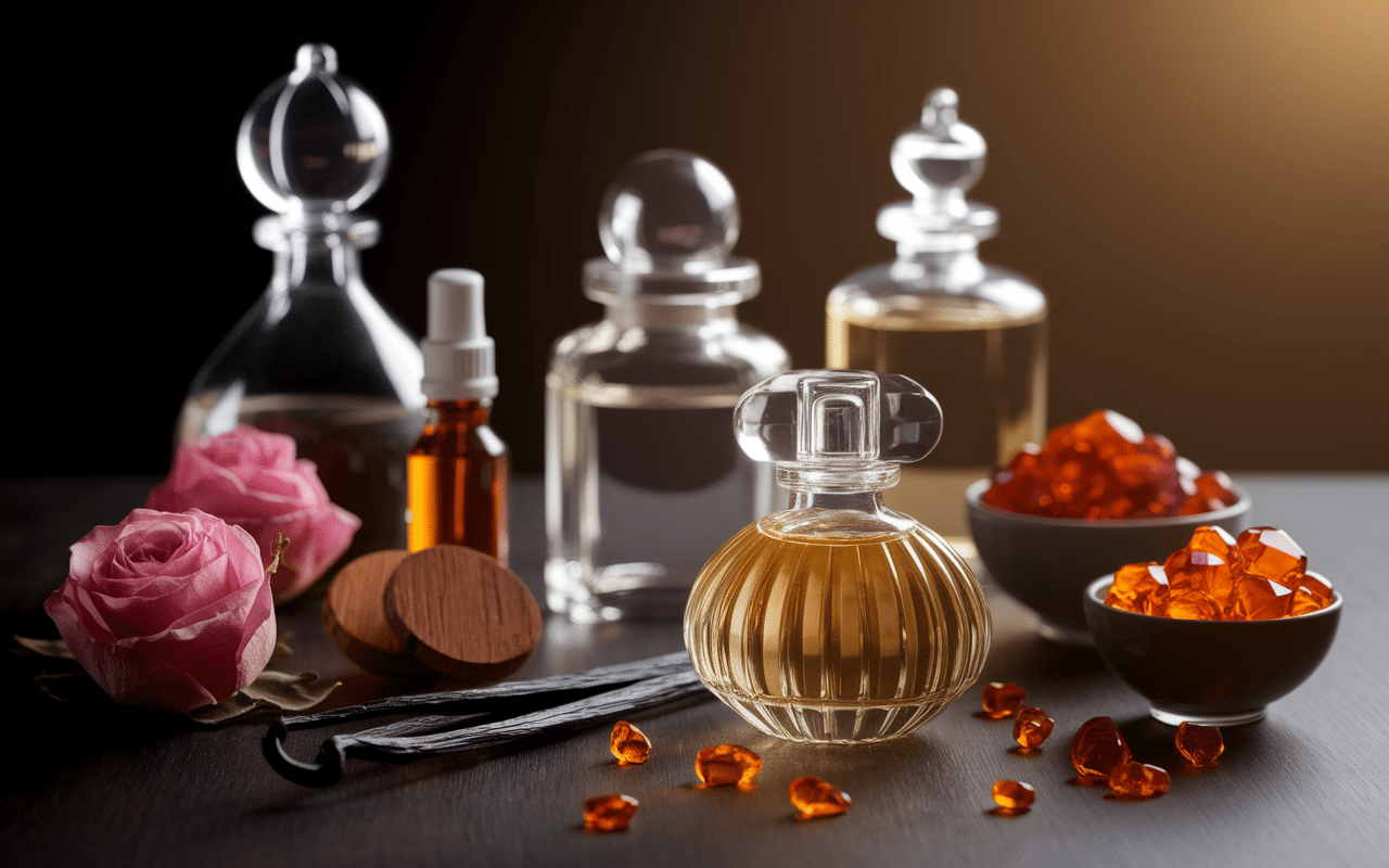 Luxury parfum ingrédients rares olfactifs