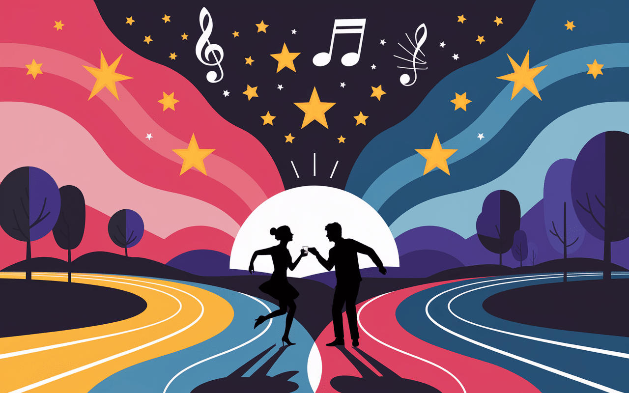 love spark couple partage activités et étoiles