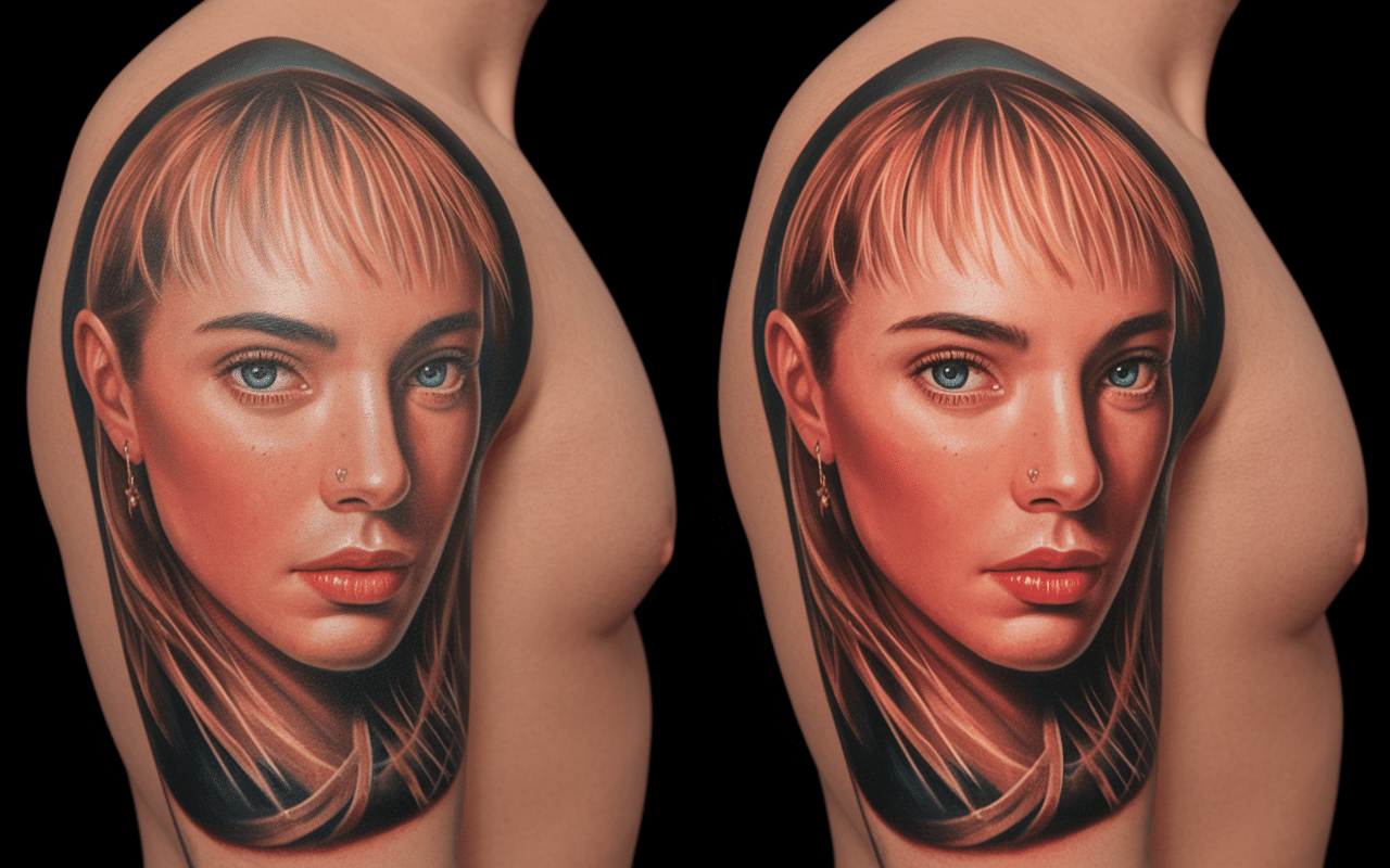 Tatouage réaliste vs traditionnel sur avant-bras