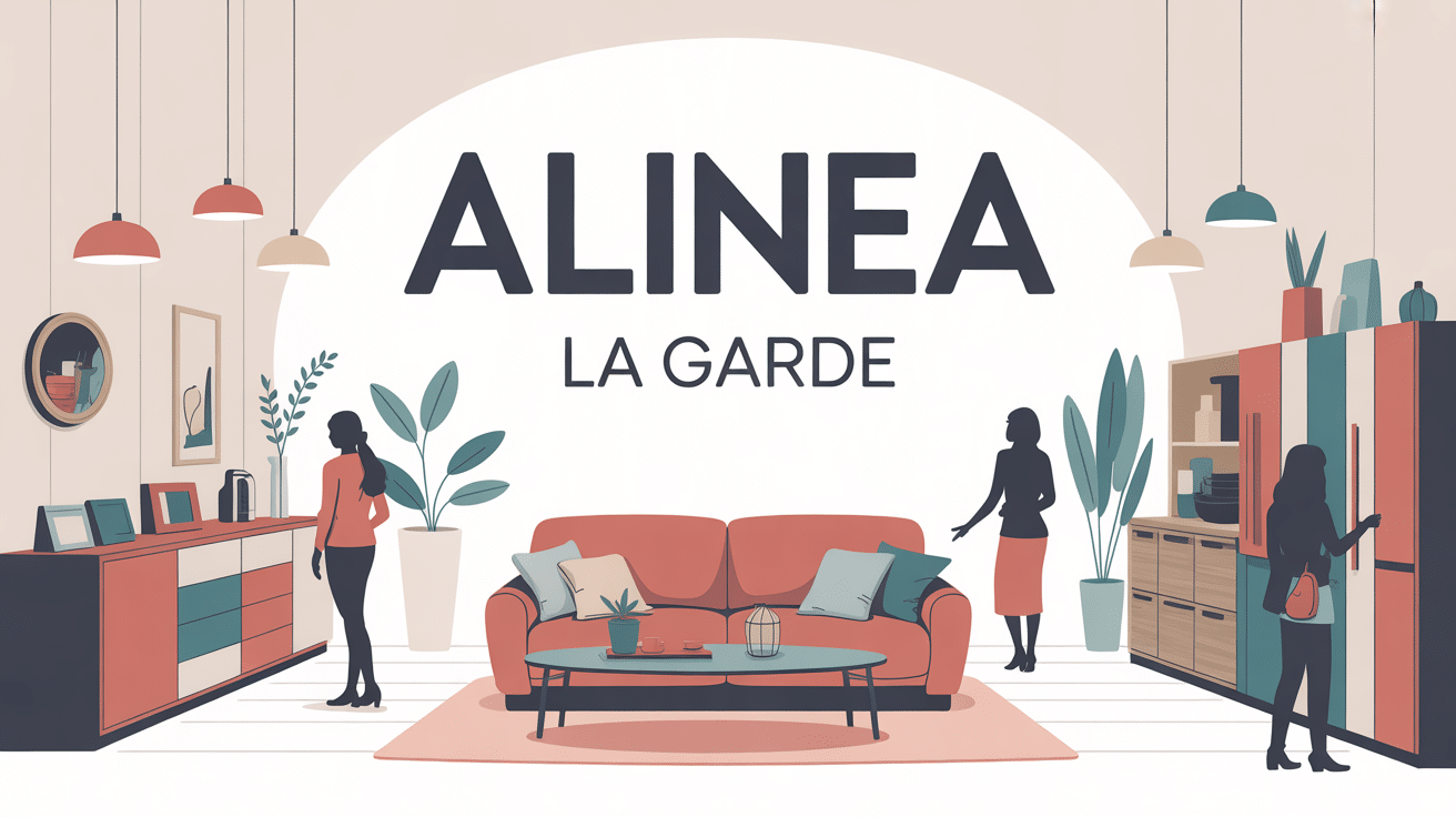 illustration magasin alinea la garde moderne et accueillant