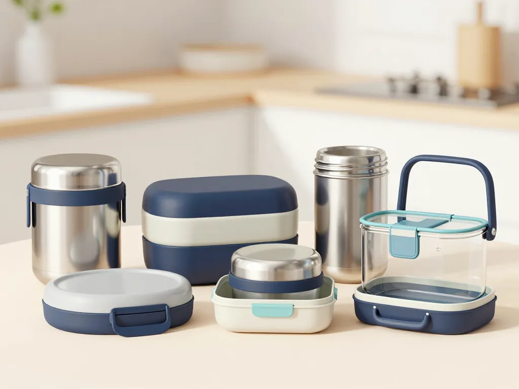 gamme de boîtes repas isotherme chaud longue durée matériaux différents