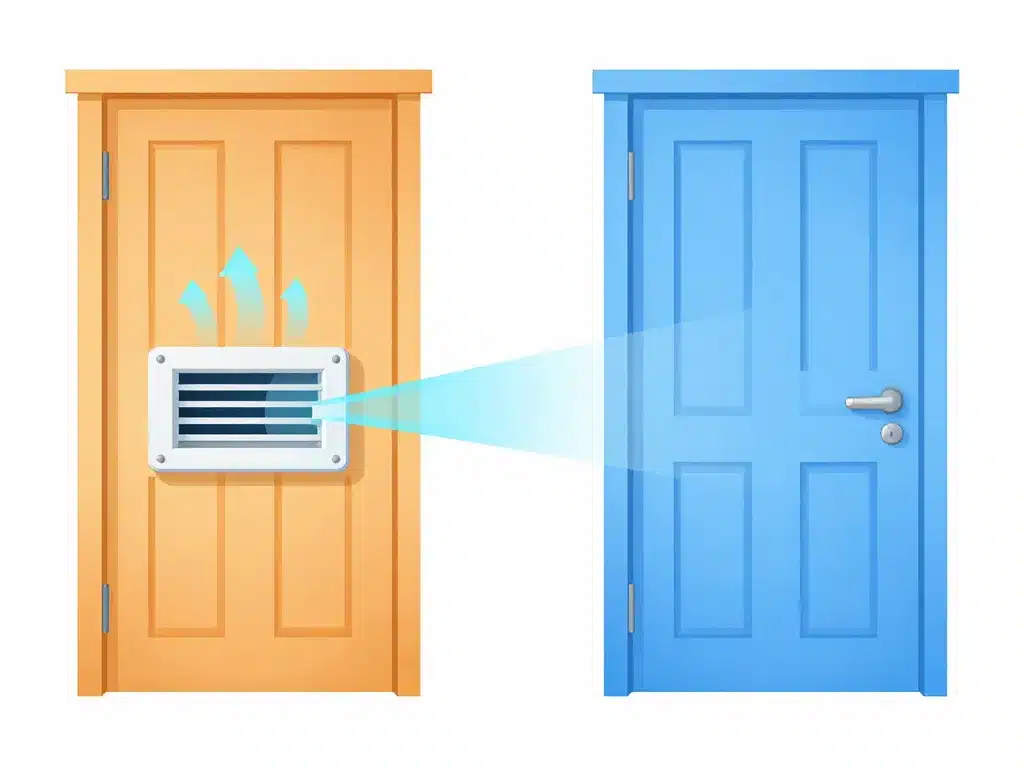 schéma chatière et isolation perte de chaleur