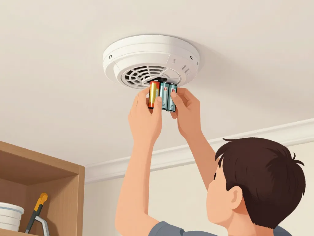 dépannage détecteur de fumée qui bip changement pile