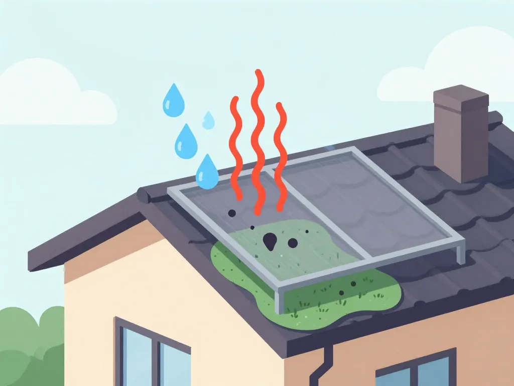 inconvénient écran sous-toiture dangers condensation surchauffe