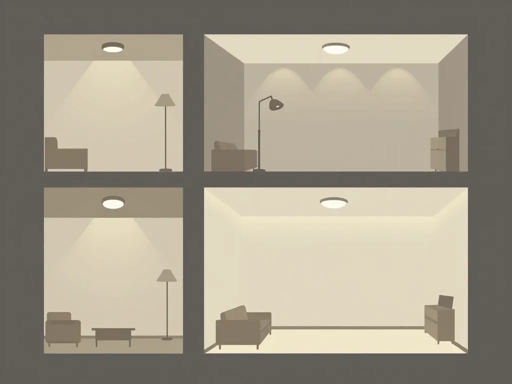 luminaire salon moderne éclairage adapté pièce