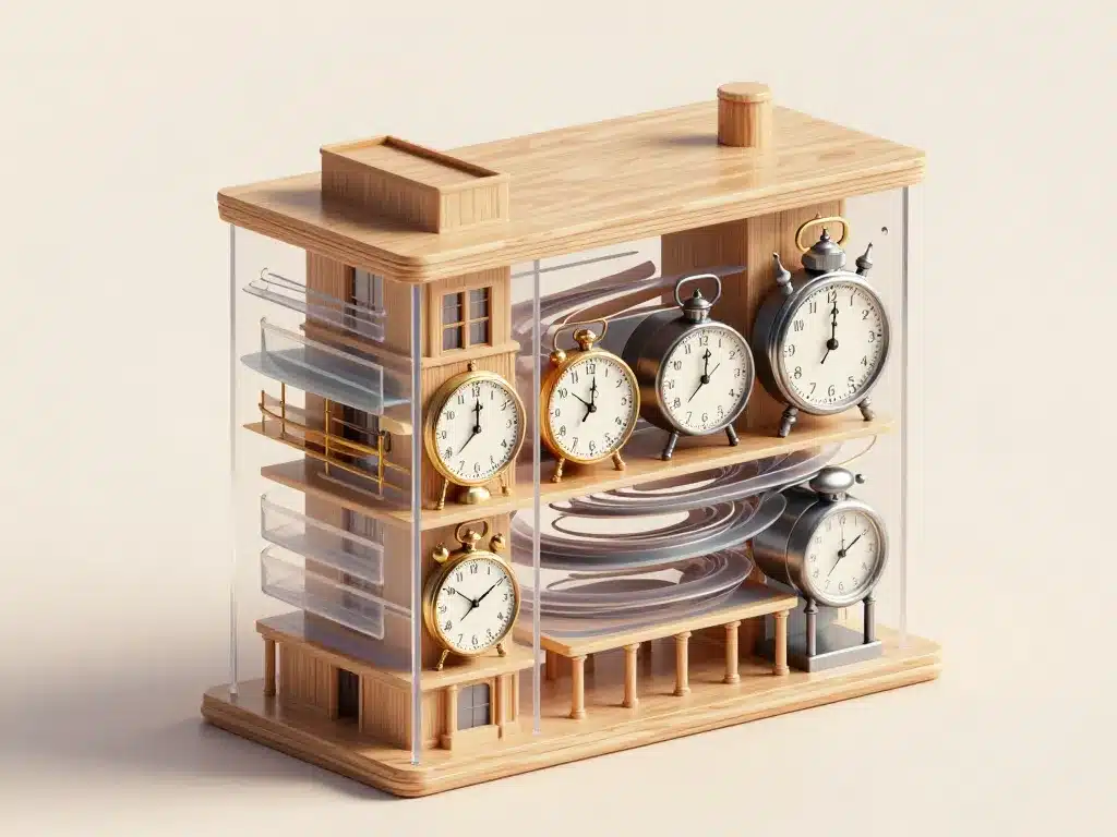 maison du temps bâtiment horloges évolution symboles