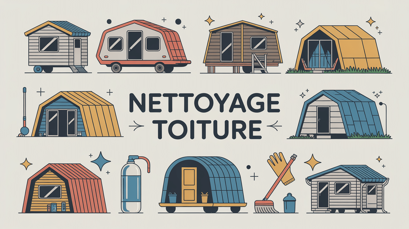illustration nettoyage toiture manouche sécurité prévention