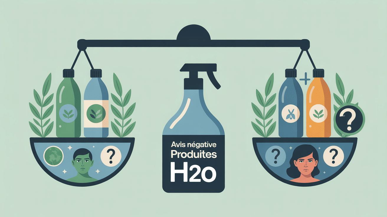 illustration produits h2o avis négatifs balance débat
