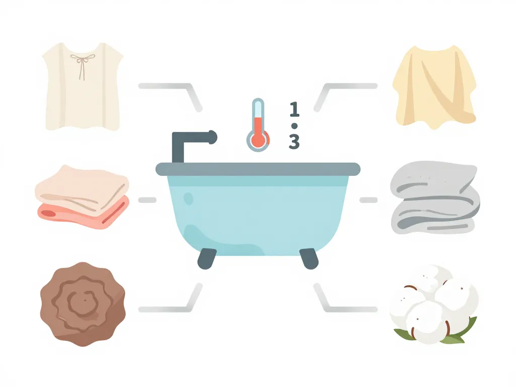 diagramme symbole machine a laver temperature textile