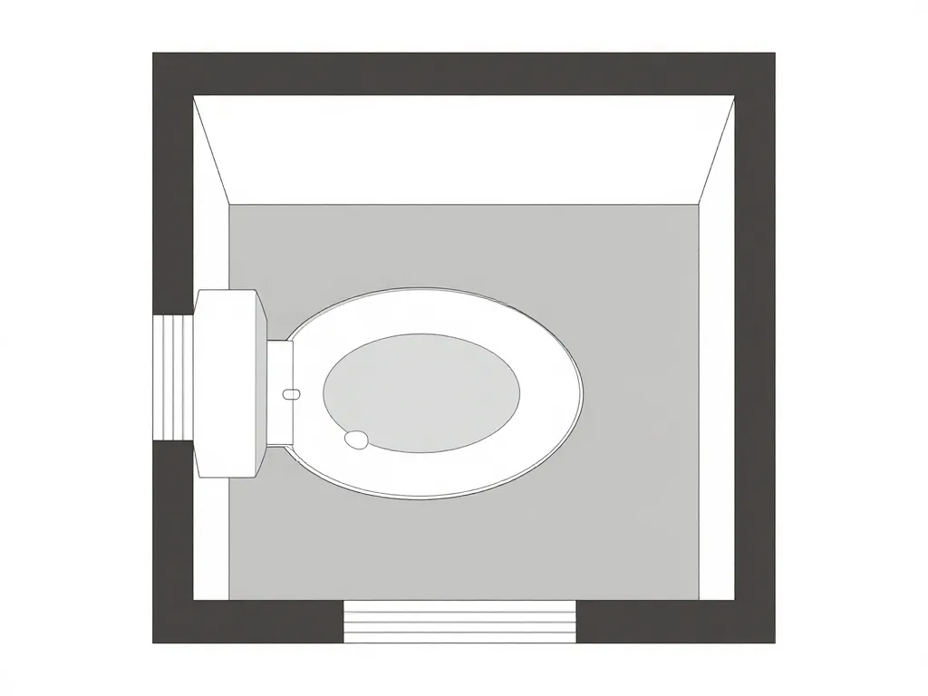 diagramme taille toilette m2 standard norme