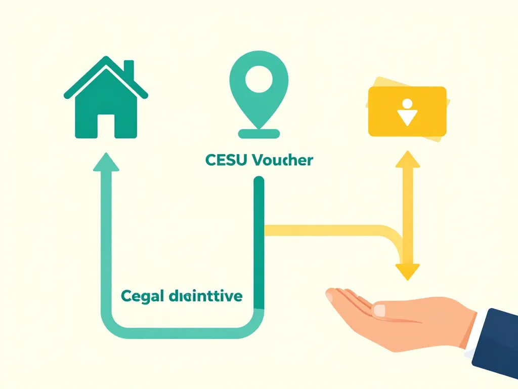Diagramme alternatives légales tarif horaire femme de ménage au black