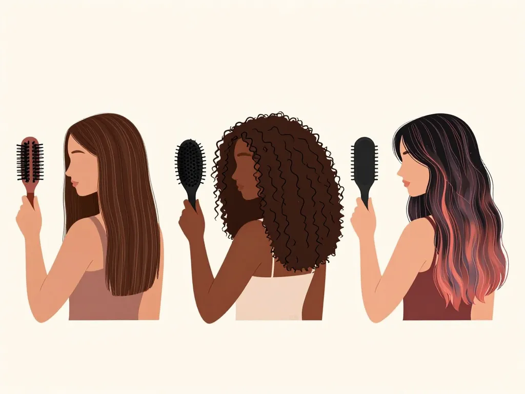 Utilisation brosse soufflante rotative selon type de cheveux