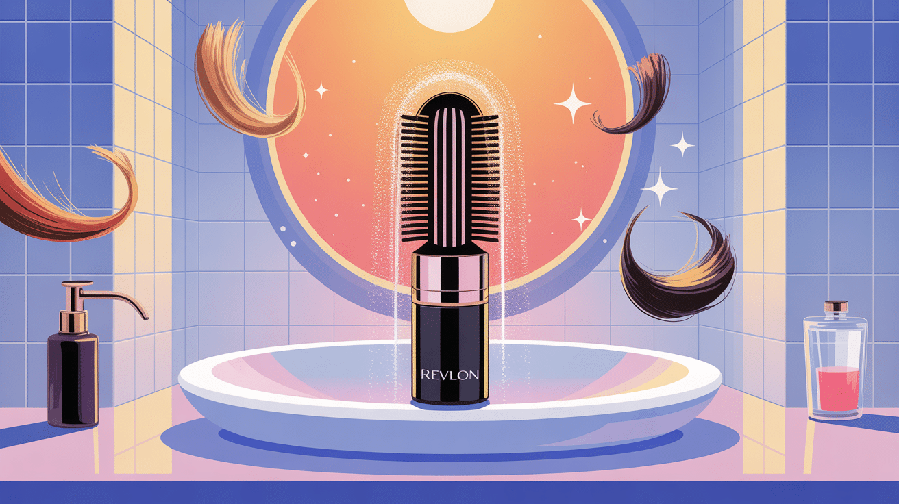 brosse soufflante revlon illustration salle de bain