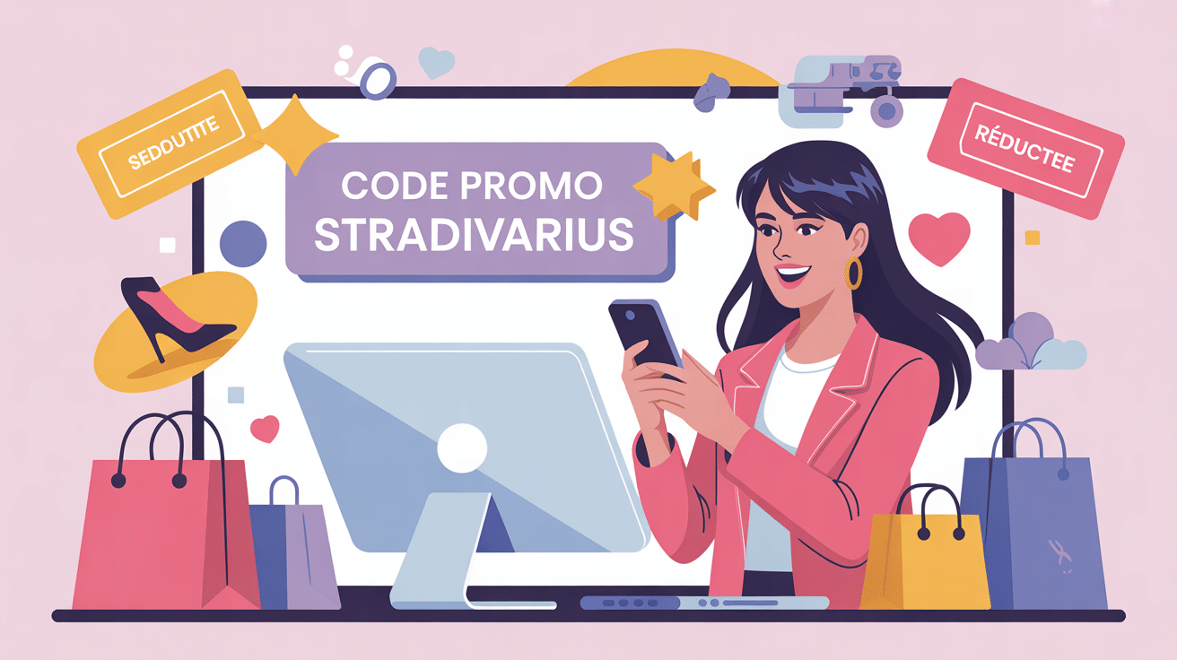 code promo stradivarius illustration shopping moderne