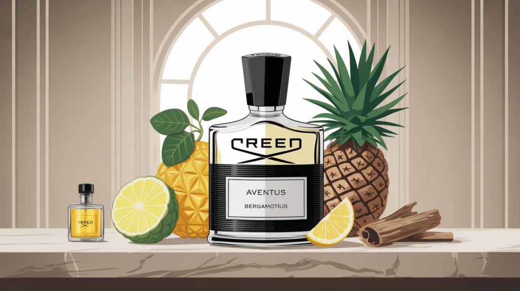 Flacon Creed Aventus parfum niche haut de gamme
