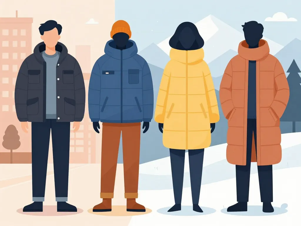 Types de doudounes en fonction des usages urbain technique léger