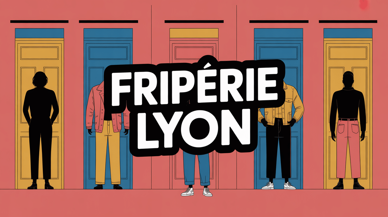 illustration mode vintage friperie lyon urbain