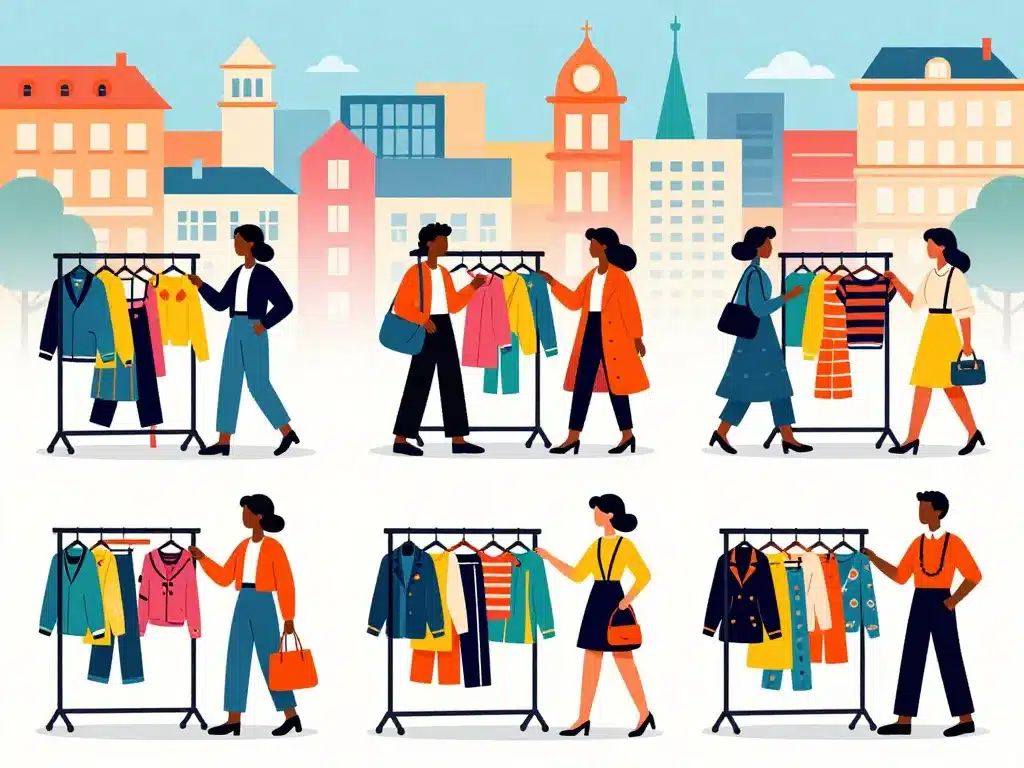 Scène friperie Paris quartiers mode diversité styles