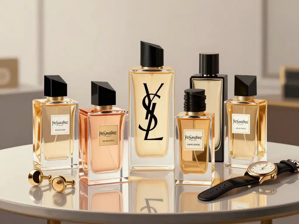 panorama yves saint laurent parfum homme flacons classiques