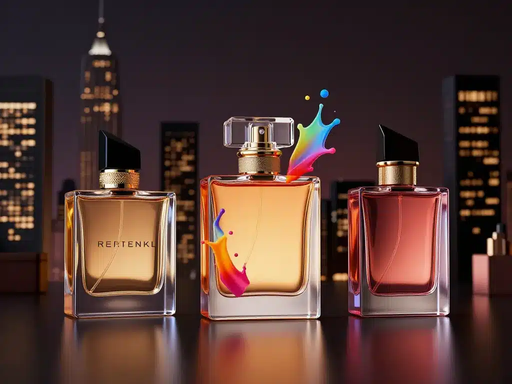 scène flacons parfum hugo boss homme