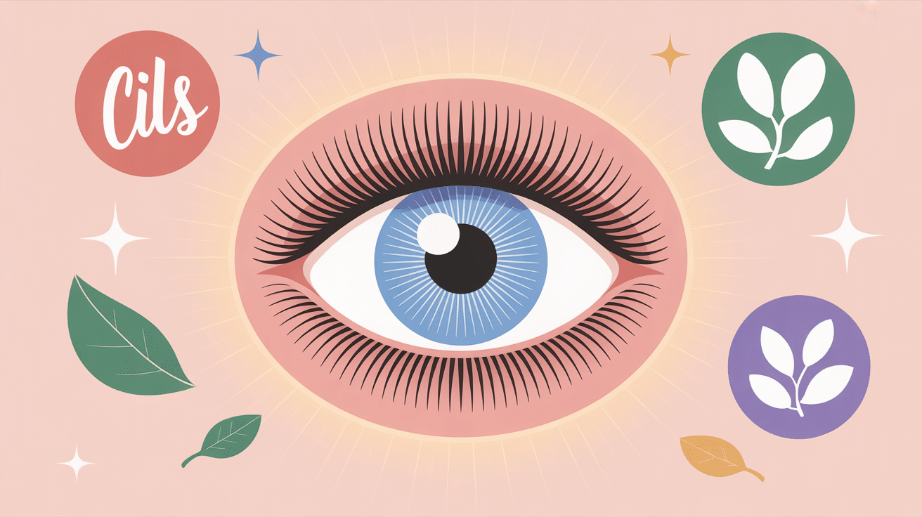 Illustration vectorielle du cil mis en valeur
