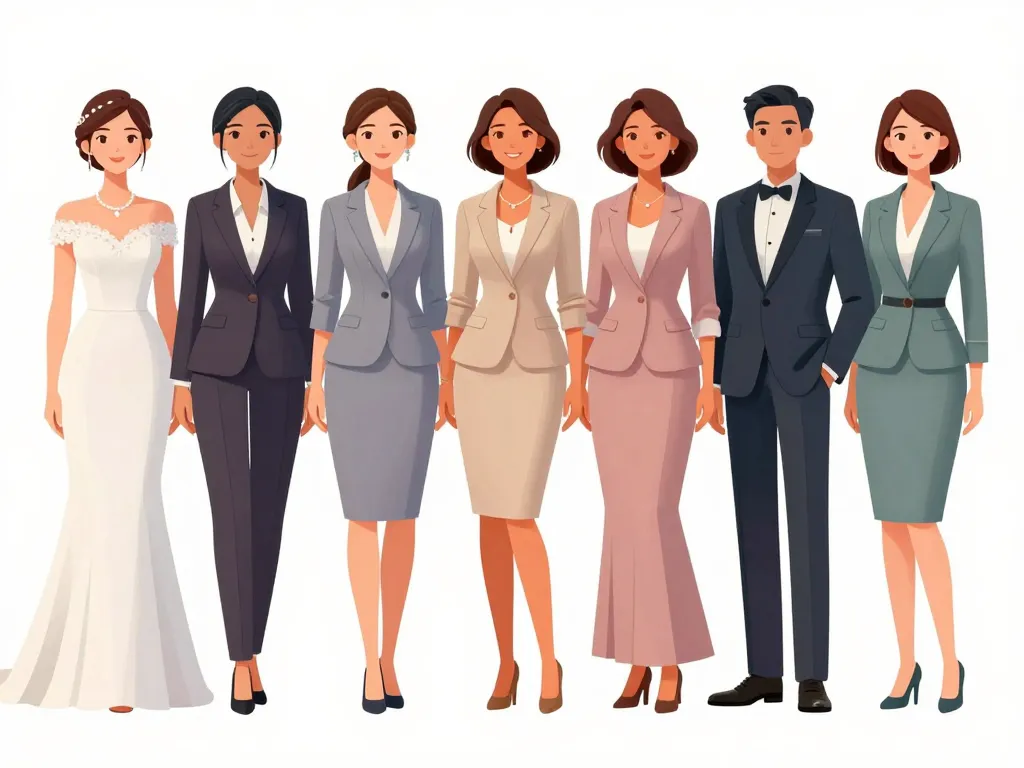 tailleur femme mariage silhouettes morphologies