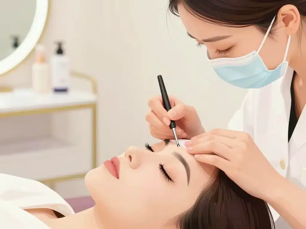 Salon beauté avec pose extensions cil