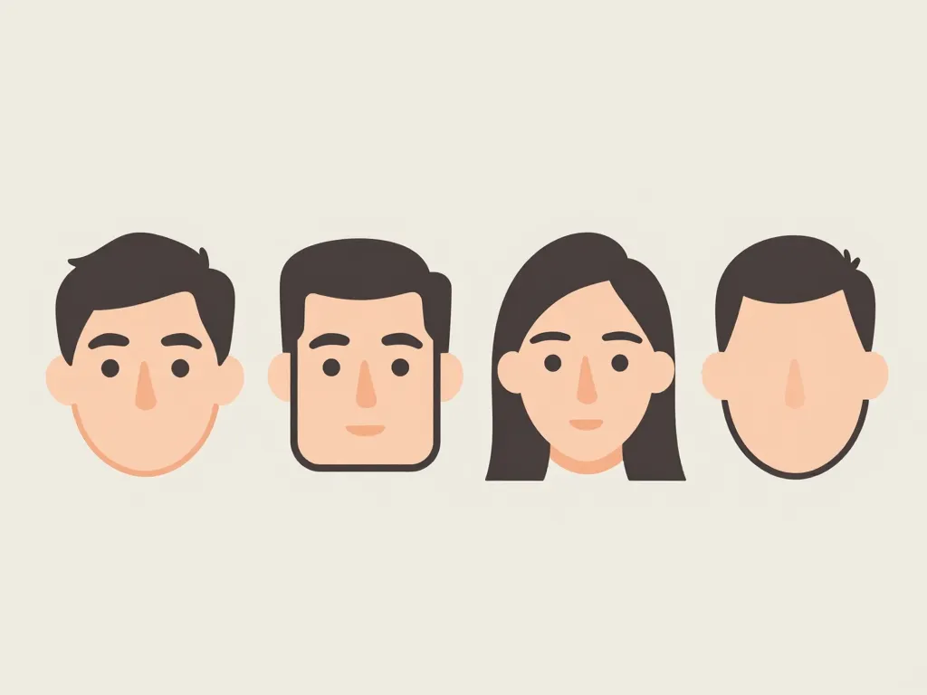 Schéma tendance coupe homme court adapté visage et cheveux