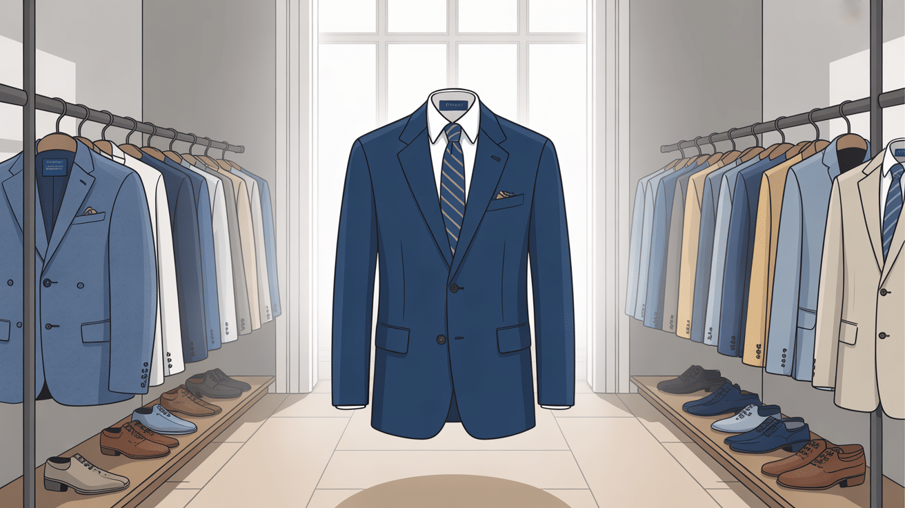 Sélection de vestes Ralph Lauren homme dans un dressing moderne